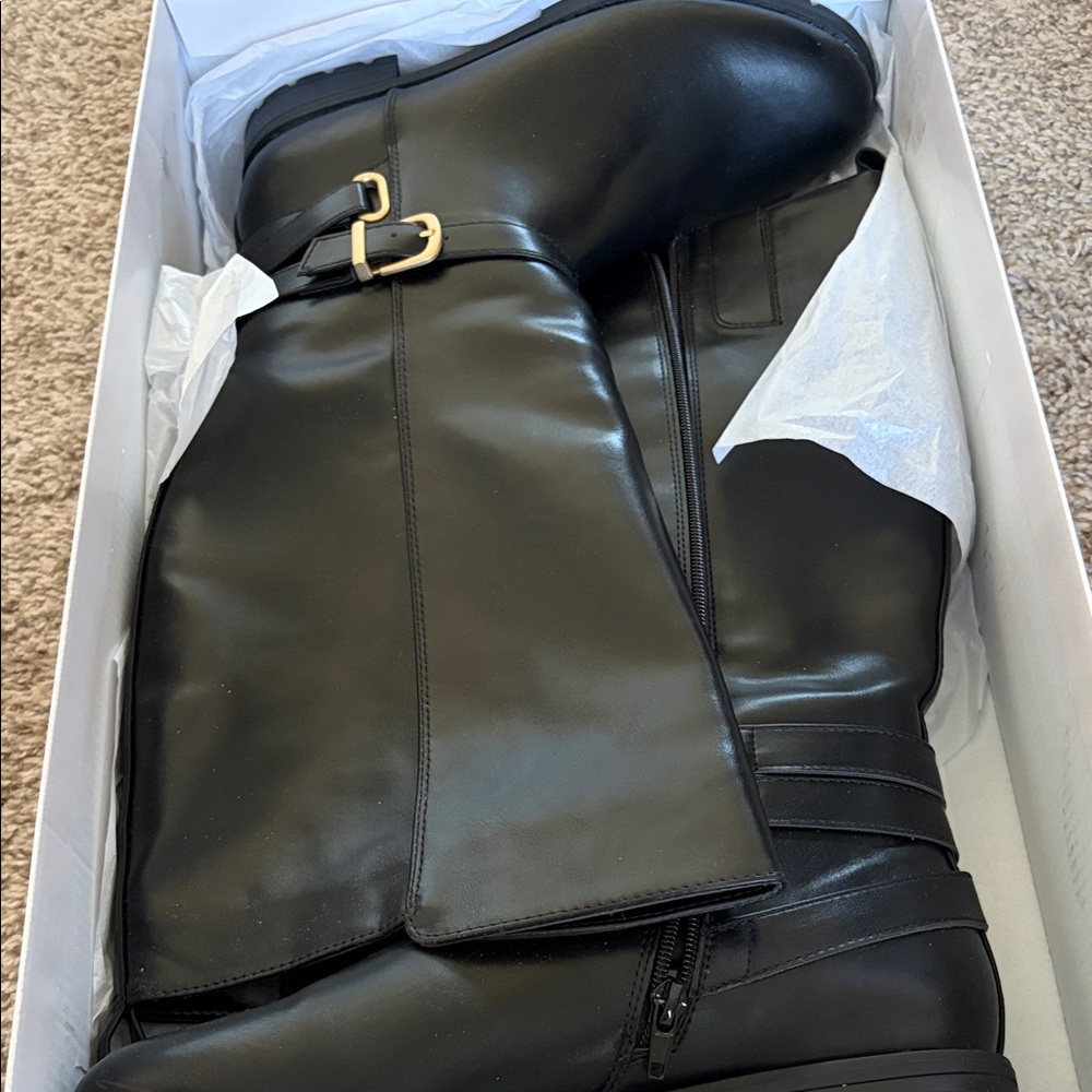 Kim Rogers Black Riding Boots